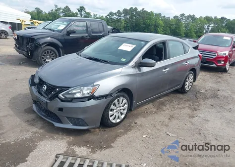 2017 Nissan Sentra S из США, поврежденный, VIN 3N1AB7AP0HY374650